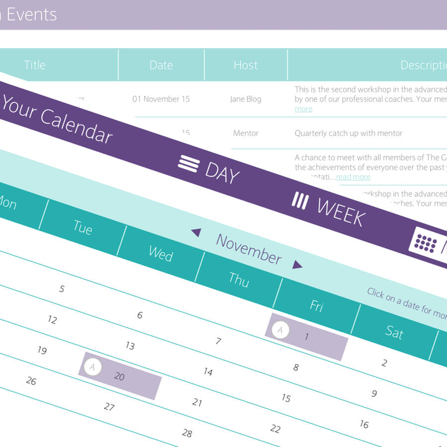 The Girls Network - Mentor Calendar